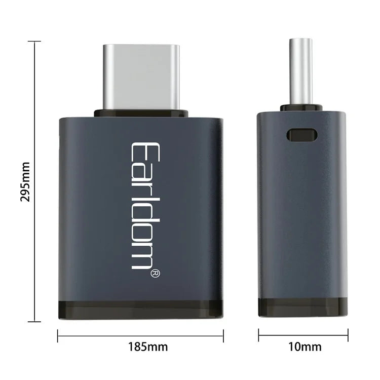EARLDOM OT60 Type-C to USB 3.0 Adapter OTG Converter for Phone, USB Flash Drive