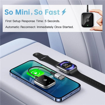 Car Wireless Carplay Adapter Wired to Wireless Carplay Dongle for iPhone