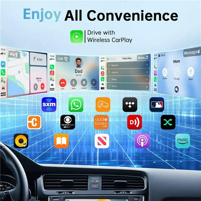Car Wireless Carplay Adapter Wired to Wireless Carplay Dongle for iPhone