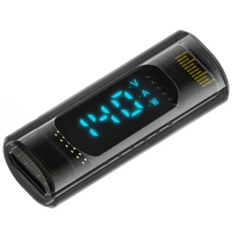 Type-C Female to Type-C Female 40Gbps PD 140W Digital Display Charging Data Transmission Adapter