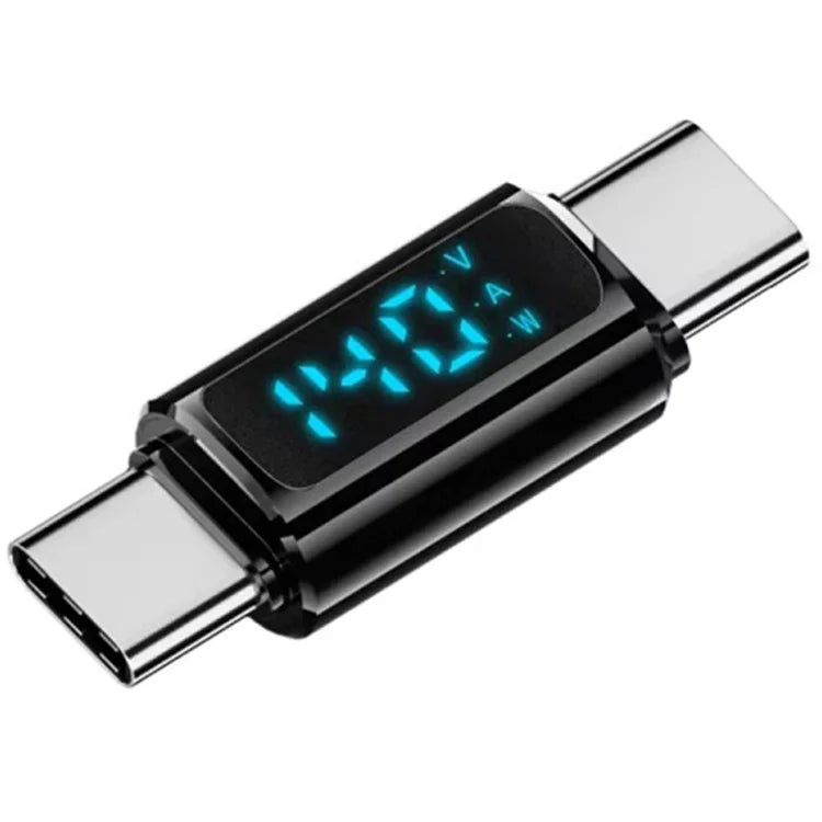 Type-C Male to Male 40Gbps PD 140W Digital Display Charging Data Transmission Adapter