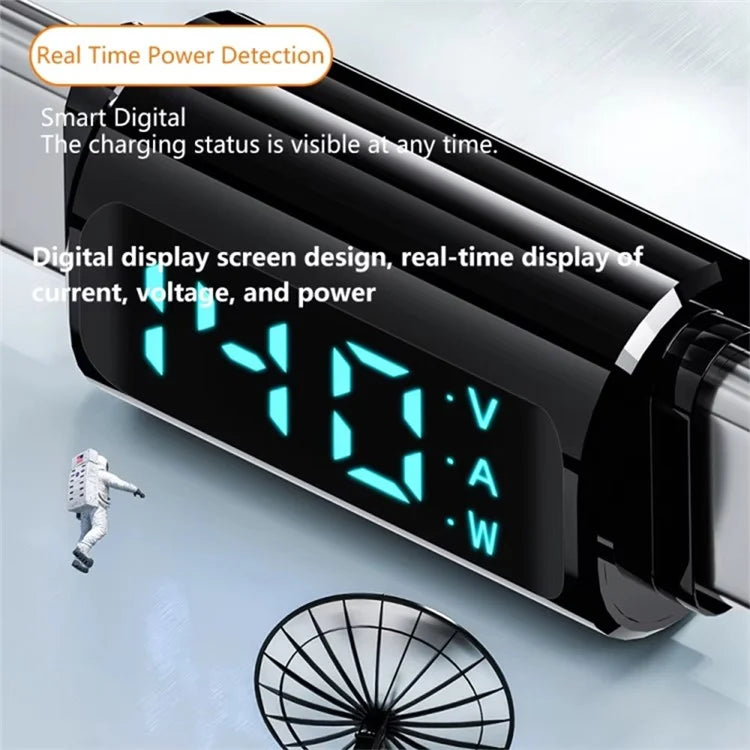 Type-C Male to Male 40Gbps PD 140W Digital Display Charging Data Transmission Adapter