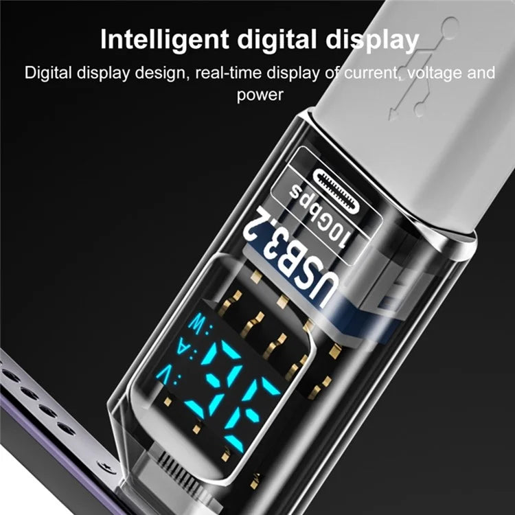 60W 10Gbps Digital Display Adapter Type-C to USB-A Female to Male Mini Converter