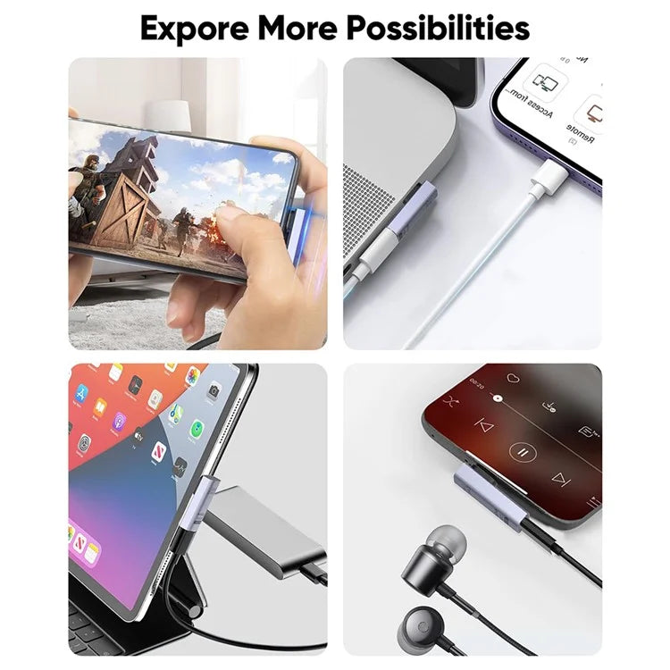 CABLECREATION USB 4.0 Elbow Type-C Male to Type-C Female Converter 240W Fast Charging Adapter