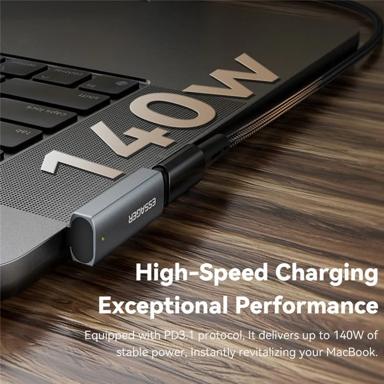 ESSAGER Type-C Female Adapter Compatible with MagSafe Magnetic Converter for MacBook