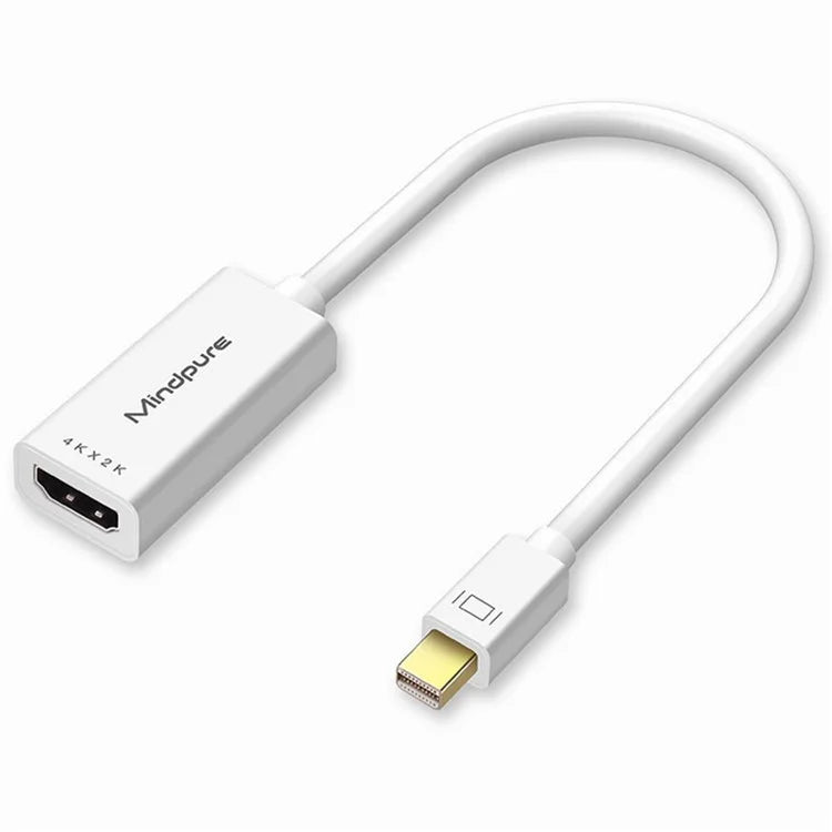 MINDPURE AD007 Plug and Play 4K 30Hz Video Output Mini DP to HD Male to Female Adapter Cable