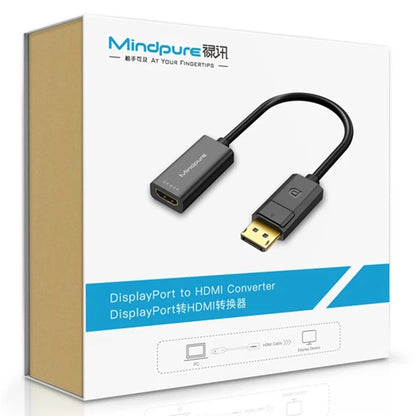 MINDPURE AD004 DP to HD Video Cable DP Male to HD Female 4Kx2K Converter Cord for Computer