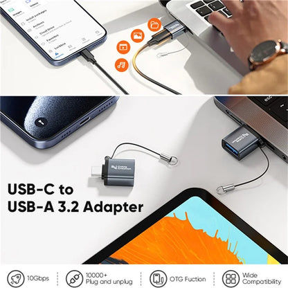 CABLECREATION CC1326 Type-C to USB Converter 10Gbps High Speed OTG Adapter