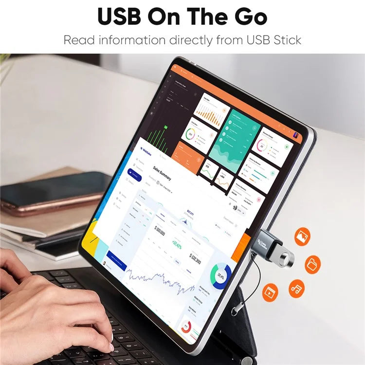 CABLECREATION CC1326 Type-C to USB Converter 10Gbps High Speed OTG Adapter