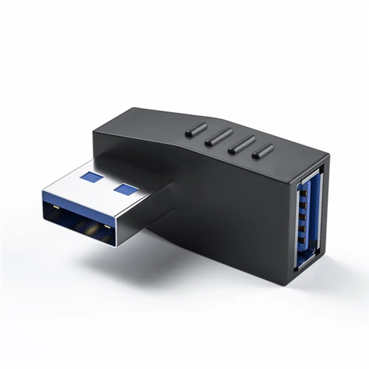 ENKAY HAT PRINCE USB 3.0 Male to Female Converter 90 Degree Right Angle Adapter