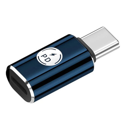 PD 27W Type-C Male to iP iOS Female Fast Data Transmission Adapter for iPhone, iPad, MacBook