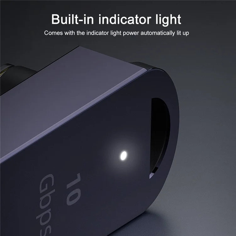 10Gbps Type-C to USB Male to Female Magnetic Converter Mini OTG Adapter