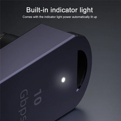 10Gbps Type-C to USB Male to Female Magnetic Converter Mini OTG Adapter