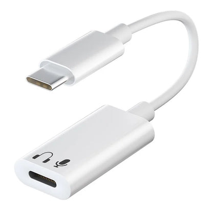 USB-C to iP Headphone Converter for iPhone 15 Series Huawei Samsung Xiaomi LG Type-C Headset Adapter