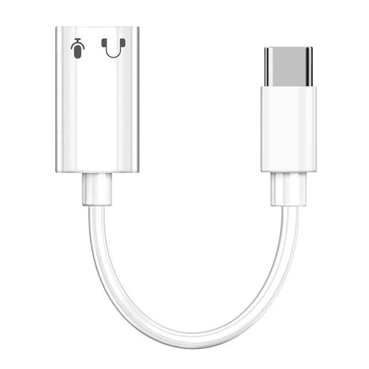 USB-C to iP Headphone Converter for iPhone 15 Series Huawei Samsung Xiaomi LG Type-C Headset Adapter