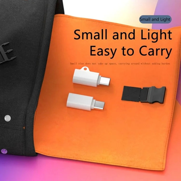 Gen2 Type-C Male to iP Female Converter Fast Data Transmission Adapter for iPhone Supports PD Charging