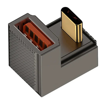 10Gbps USB-A 3.1 Female to Type-C Male U-Shape 120W Fast Charging OTG Adapter
