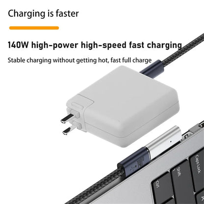 Magnetic 3 to Type-C Adapter PD 140W Fast Charging Converter for MacBook