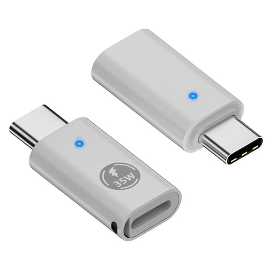 USB-C Adapter Type-C Male to iOS Female PD 35W Fast Charging Data Transfer Converter