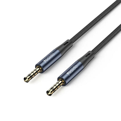 YESIDO YAU43 3.5mm Headphone Audio Cable Extension Cord 1m AUX Male to Male Wire