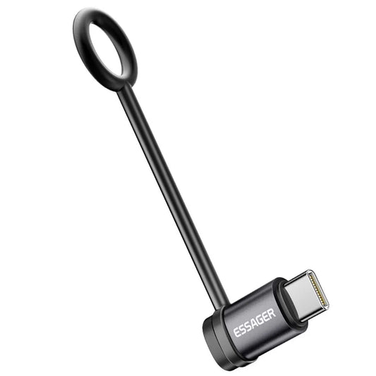ESSAGER iP Female to Type-C Male Converter Aluminum Alloy Mini OTG Adapter