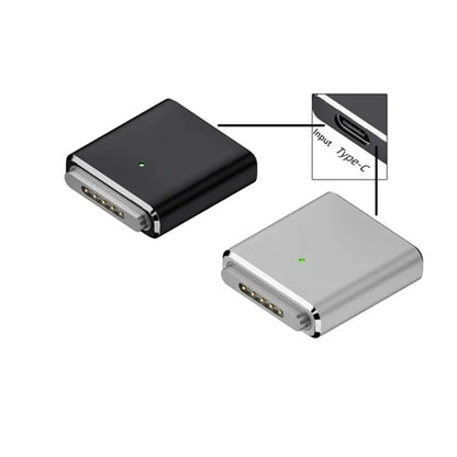 For MacBook PD 100W Compatible with MagSafe 3 to Type C Female Aluminum Alloy Converter