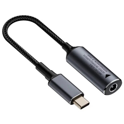 Laptop Type-C Power Adapter to DC 5.5x2.1mm Female Connector 140W Charger Plug