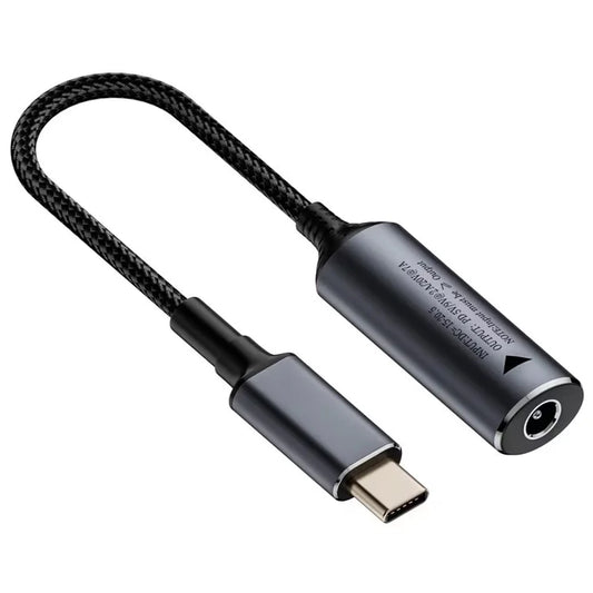 Laptop Type-C Power Adapter to DC 5.5x2.1mm Female Connector 140W Charger Plug