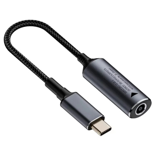 140W 20V 6.0x0.6mm DC Female to Type-C Male Adapter Laptop Power Charge Connector