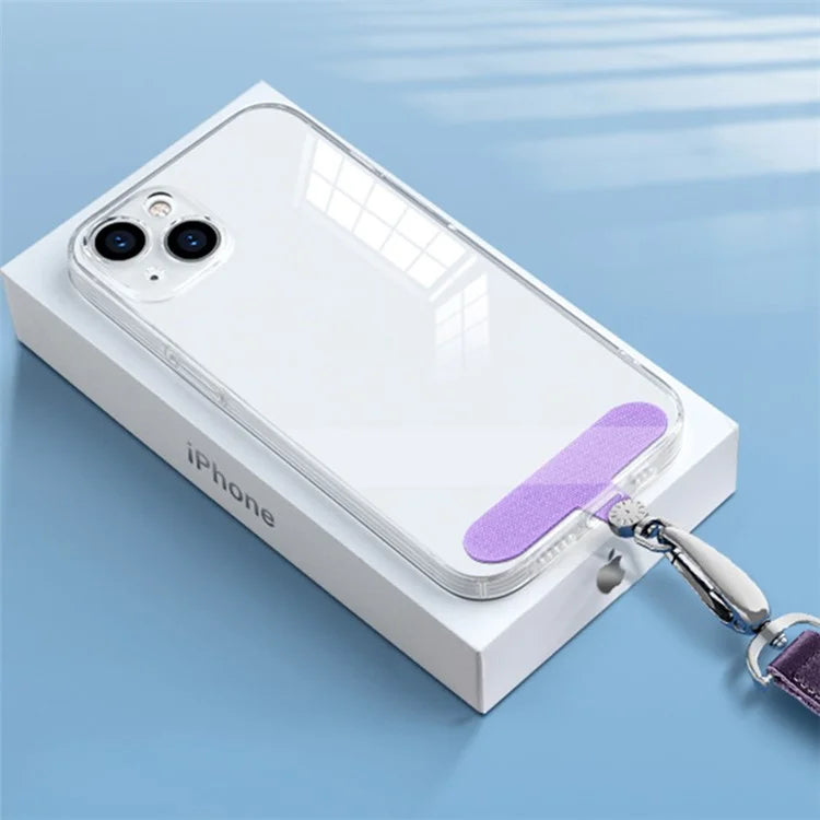 Phone Tether Tab Stainless Steel+Oxford Cloth Rotary Patch for Phone Strap Lanyardish Green