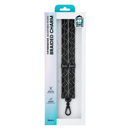 BENKS GS01 Adjustable Phone Lanyard Braided Crossbody Shoulder Strap with Tether Tab