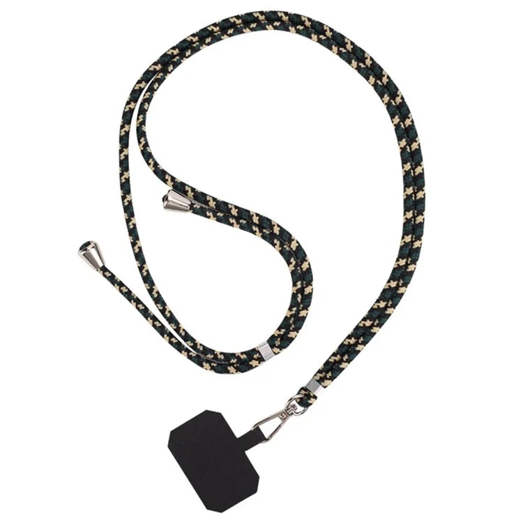 Nylon Phone Lanyard Adjustable Phone Neck Shoulder Strap with Tether Tab
