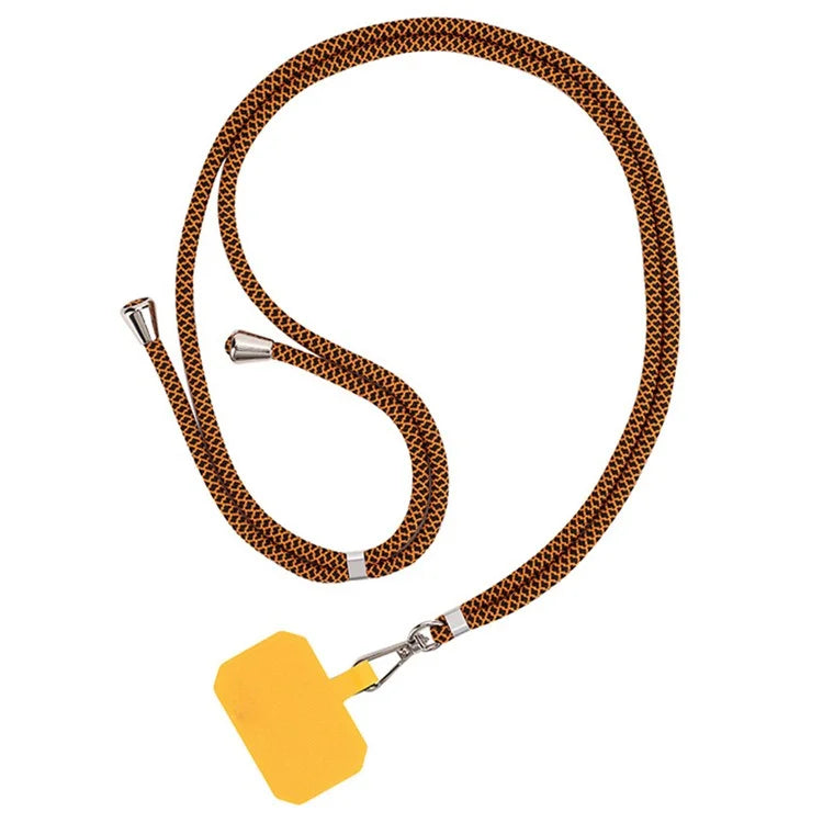 Nylon Phone Lanyard Adjustable Phone Neck Shoulder Strap with Tether Tab