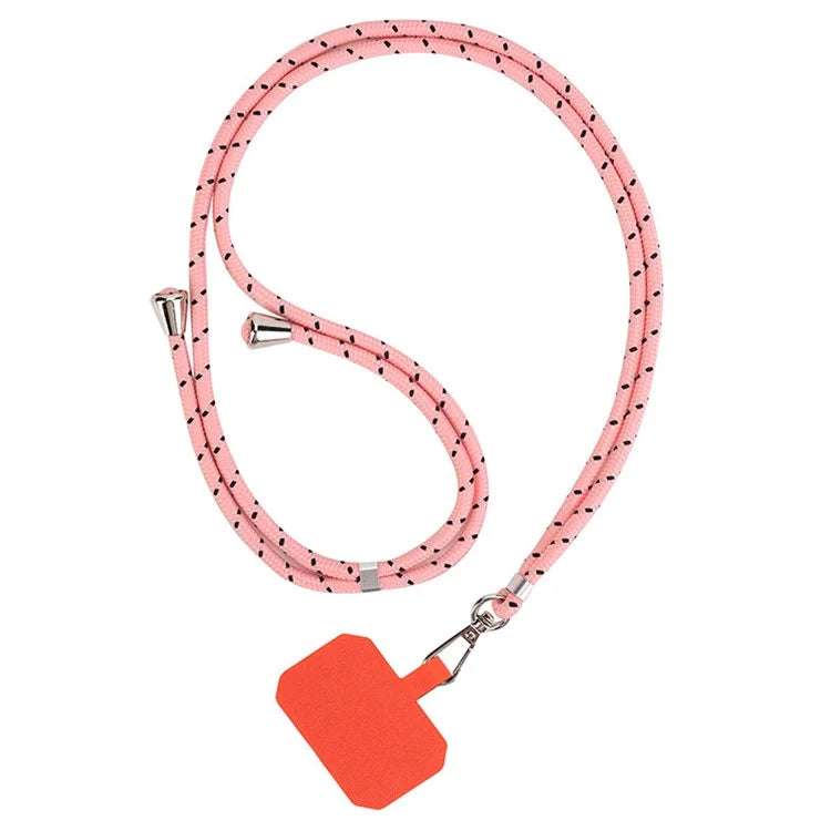 Nylon Phone Lanyard Adjustable Phone Neck Shoulder Strap with Tether Tab