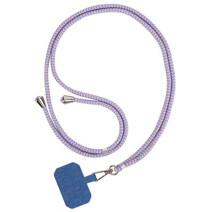 Nylon Phone Lanyard Adjustable Phone Neck Shoulder Strap with Tether Tab