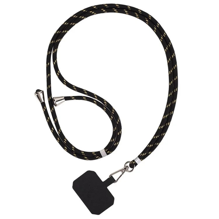 Nylon Phone Lanyard Adjustable Phone Neck Shoulder Strap with Tether Tab
