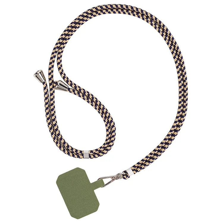 Nylon Phone Lanyard Adjustable Phone Neck Shoulder Strap with Tether Tab