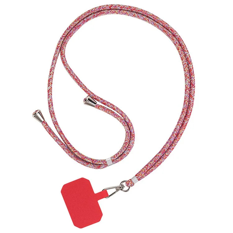Nylon Phone Lanyard Adjustable Phone Neck Shoulder Strap with Tether Tab
