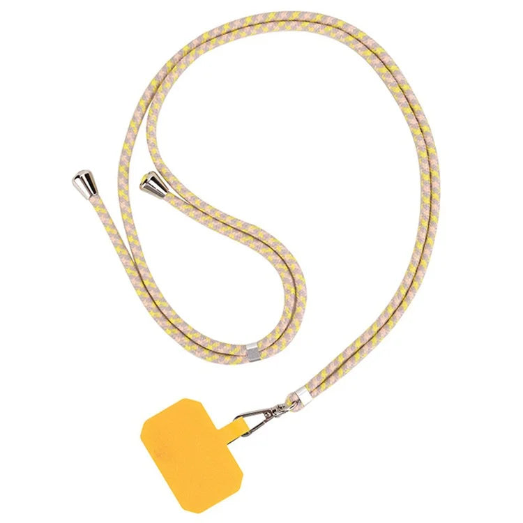 Nylon Phone Lanyard Adjustable Phone Neck Shoulder Strap with Tether Tab