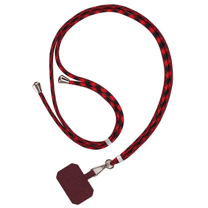 Nylon Phone Lanyard Adjustable Phone Neck Shoulder Strap with Tether Tab