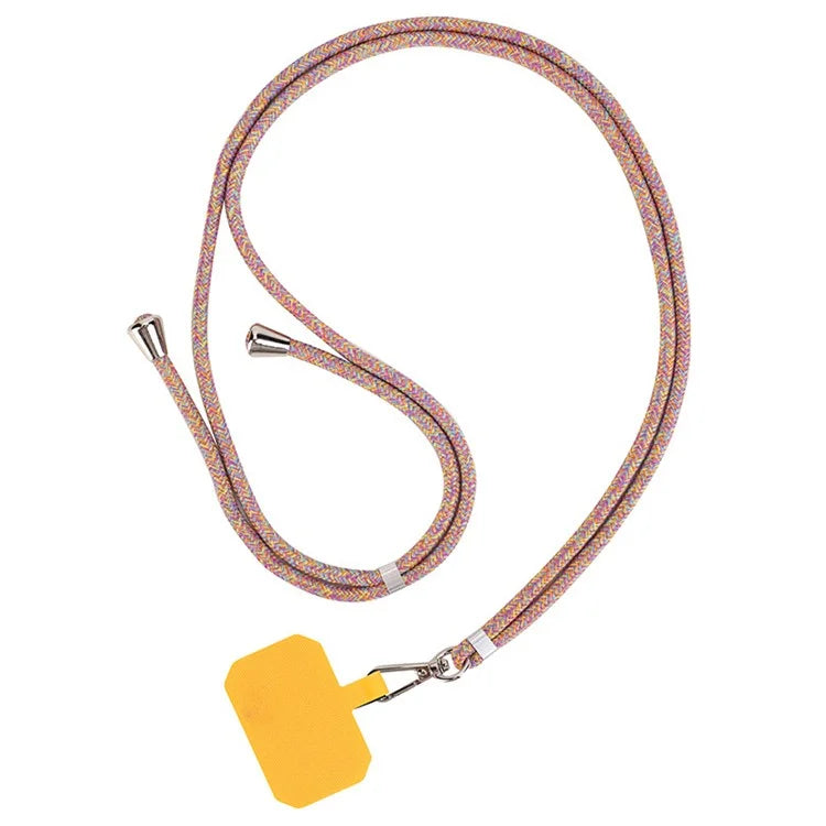 Nylon Phone Lanyard Adjustable Phone Neck Shoulder Strap with Tether Tab