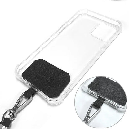 Nylon Phone Lanyard Adjustable Phone Neck Shoulder Strap with Tether Tab