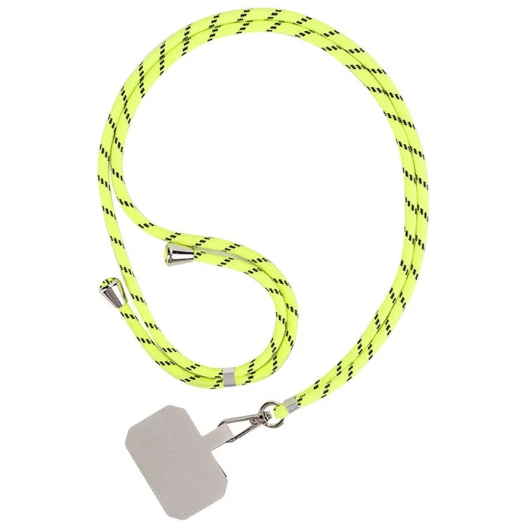 Nylon Phone Lanyard Adjustable Phone Neck Shoulder Strap with Tether Tab