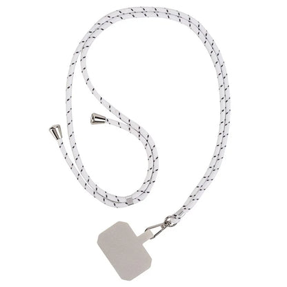 Nylon Phone Lanyard Adjustable Phone Neck Shoulder Strap with Tether Tab
