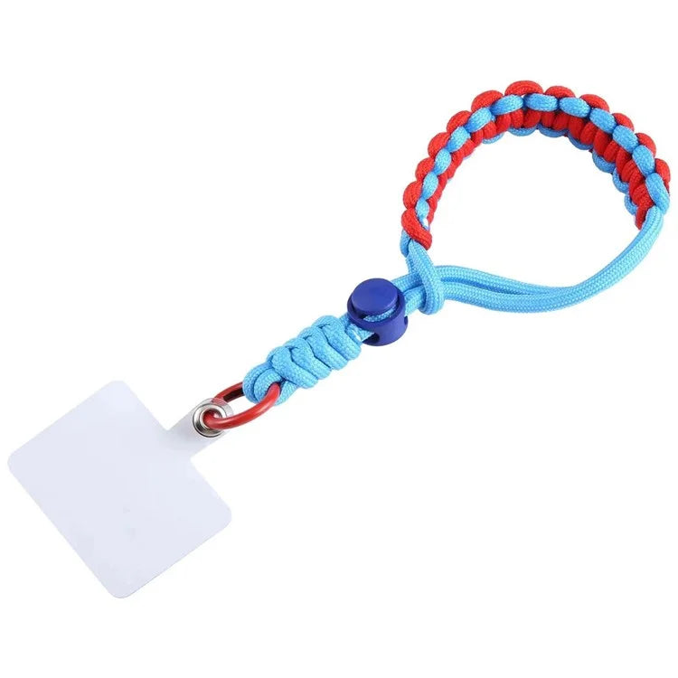 Phone Lanyard Wrist Strap 26cm Anti-Drop Hand-Woven Bracelet with Tether Tab