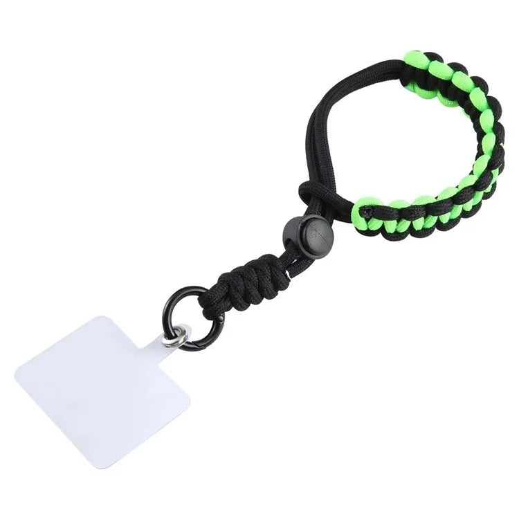 Phone Lanyard Wrist Strap 26cm Anti-Drop Hand-Woven Bracelet with Tether Tab