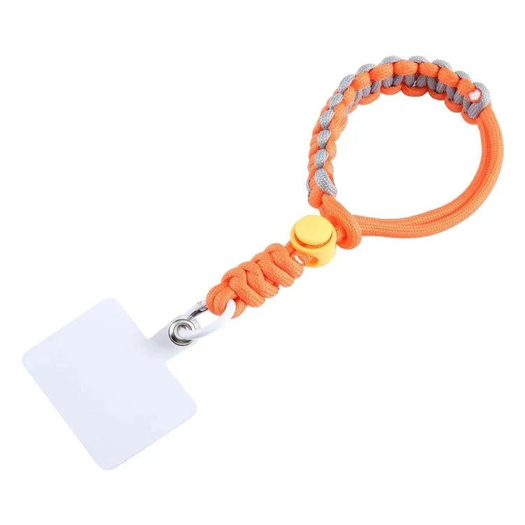 Phone Lanyard Wrist Strap 26cm Anti-Drop Hand-Woven Bracelet with Tether Tab