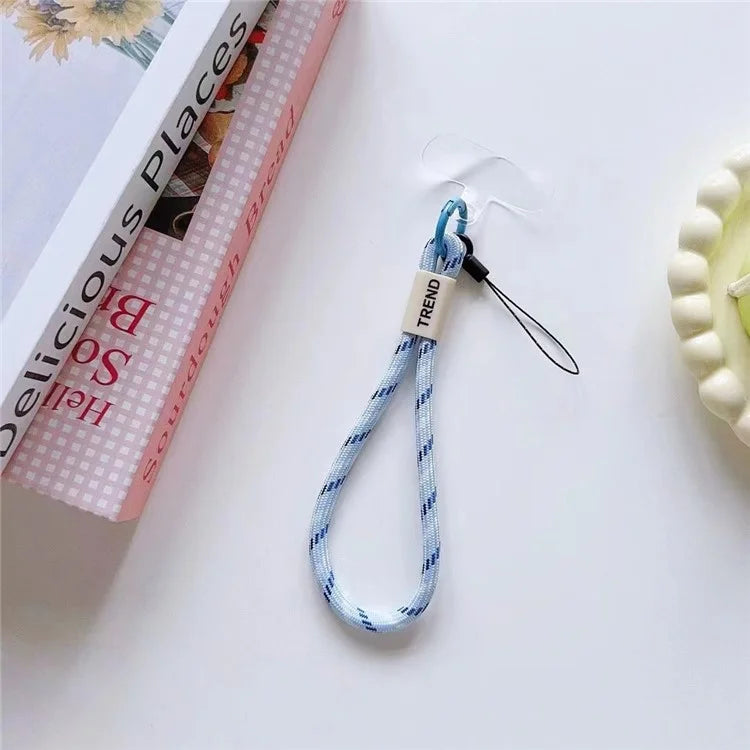 Phone Wrist Strap 30cm Lanyard Key Lanyard Nylon Strap with Patch