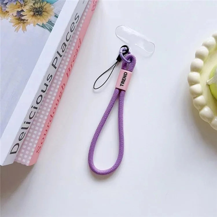 Phone Wrist Strap 30cm Lanyard Key Lanyard Nylon Strap with Patch