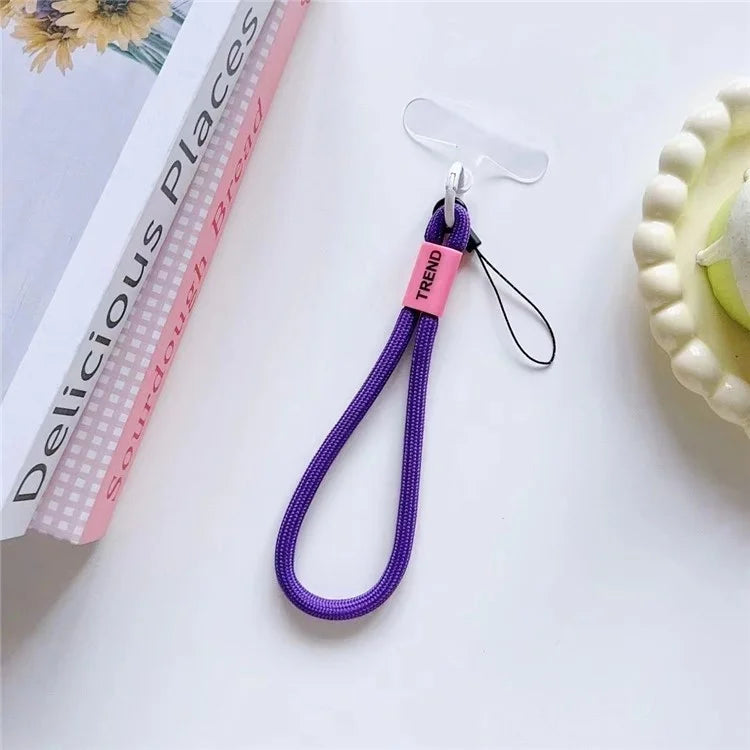 Phone Wrist Strap 30cm Lanyard Key Lanyard Nylon Strap with Patch
